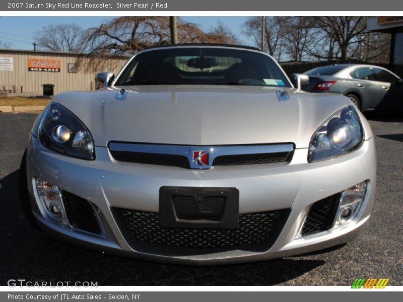 Silver Pearl / Red 2007 Saturn Sky Red Line Roadster
