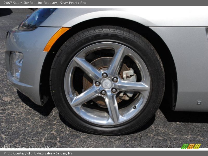 Silver Pearl / Red 2007 Saturn Sky Red Line Roadster