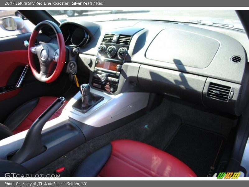 Silver Pearl / Red 2007 Saturn Sky Red Line Roadster
