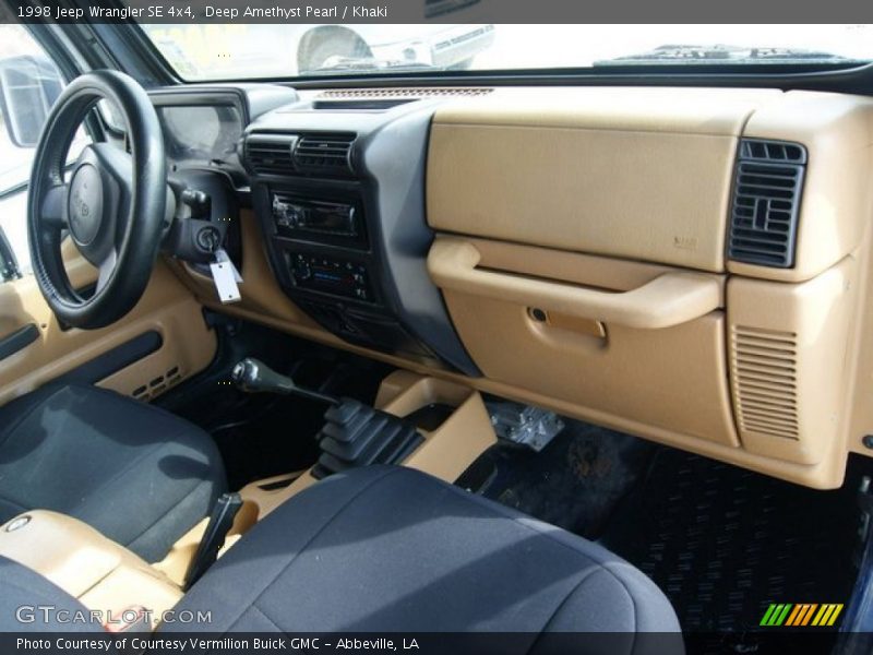 Deep Amethyst Pearl / Khaki 1998 Jeep Wrangler SE 4x4