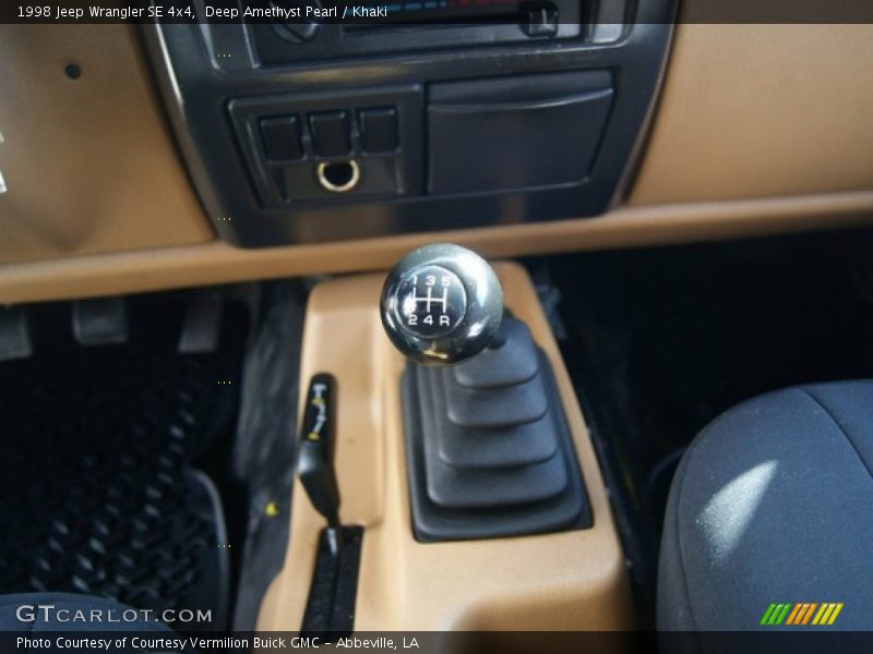 Deep Amethyst Pearl / Khaki 1998 Jeep Wrangler SE 4x4