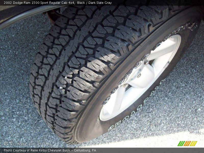 Black / Dark Slate Gray 2002 Dodge Ram 1500 Sport Regular Cab 4x4