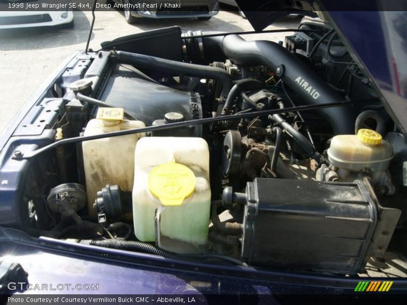 Deep Amethyst Pearl / Khaki 1998 Jeep Wrangler SE 4x4