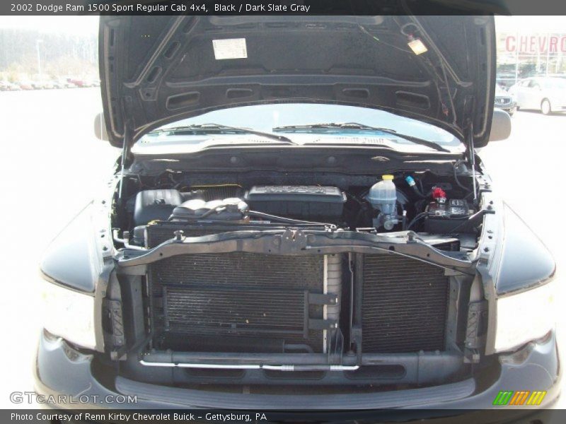 Black / Dark Slate Gray 2002 Dodge Ram 1500 Sport Regular Cab 4x4