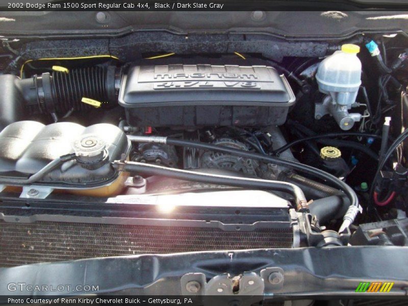 Black / Dark Slate Gray 2002 Dodge Ram 1500 Sport Regular Cab 4x4