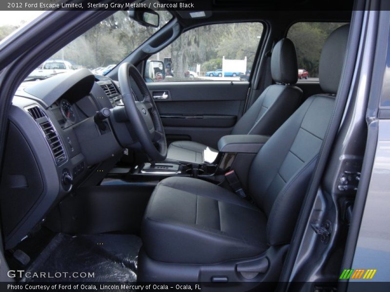 Sterling Gray Metallic / Charcoal Black 2012 Ford Escape Limited