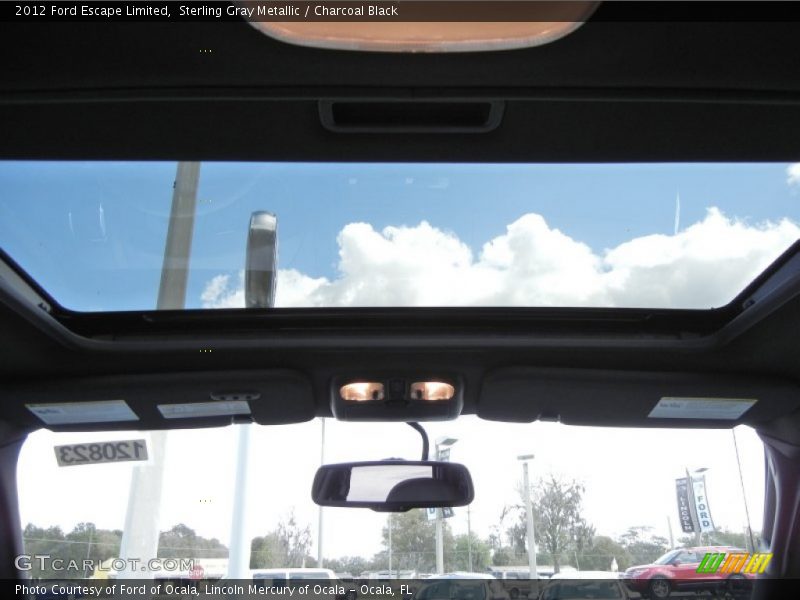 Sterling Gray Metallic / Charcoal Black 2012 Ford Escape Limited