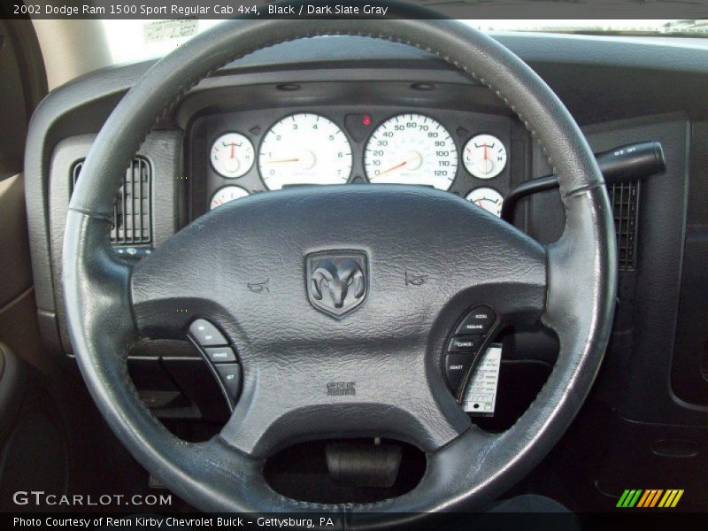  2002 Ram 1500 Sport Regular Cab 4x4 Steering Wheel