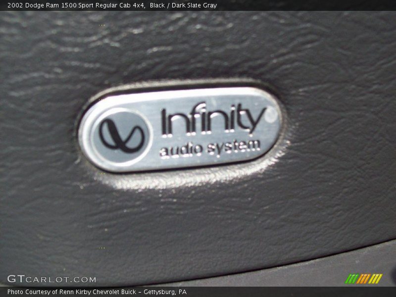 Black / Dark Slate Gray 2002 Dodge Ram 1500 Sport Regular Cab 4x4