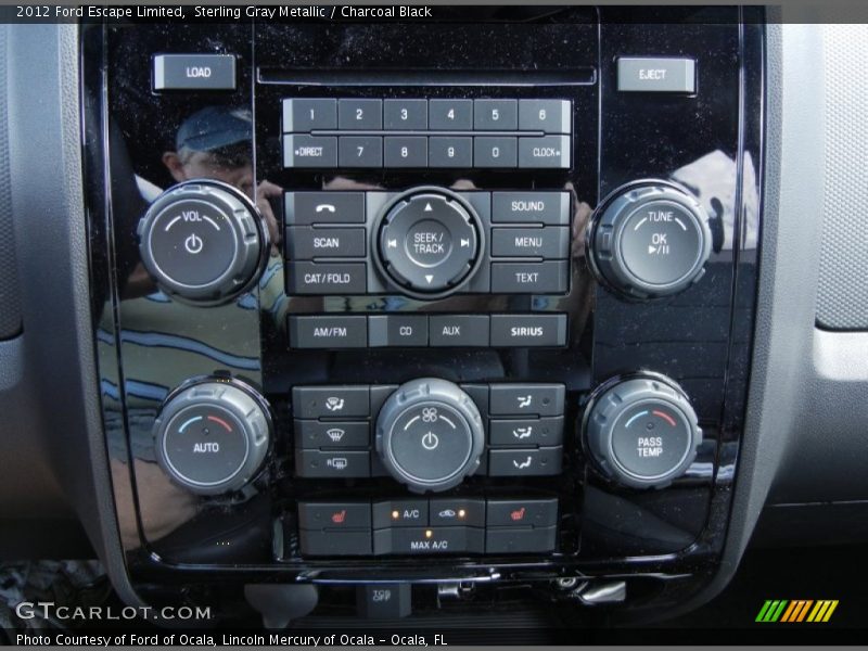 Sterling Gray Metallic / Charcoal Black 2012 Ford Escape Limited