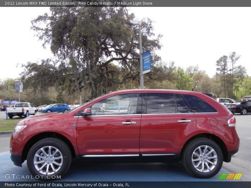 Red Candy Metallic / Medium Light Stone 2012 Lincoln MKX FWD Limited Edition