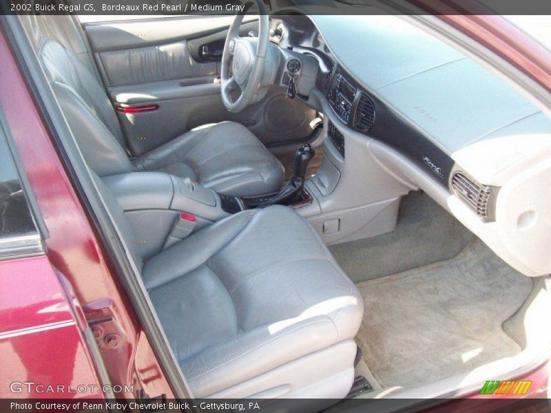 Bordeaux Red Pearl / Medium Gray 2002 Buick Regal GS