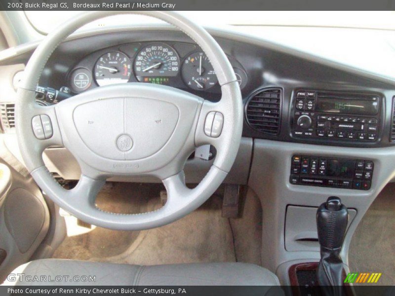 Bordeaux Red Pearl / Medium Gray 2002 Buick Regal GS