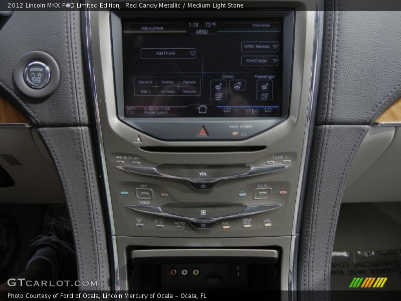 Red Candy Metallic / Medium Light Stone 2012 Lincoln MKX FWD Limited Edition