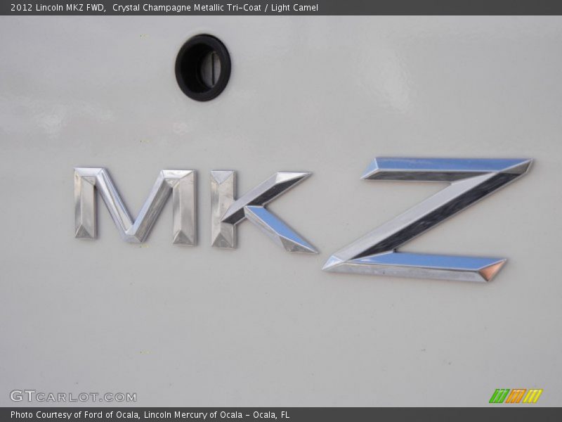 Crystal Champagne Metallic Tri-Coat / Light Camel 2012 Lincoln MKZ FWD