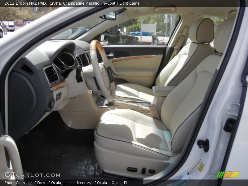 Crystal Champagne Metallic Tri-Coat / Light Camel 2012 Lincoln MKZ FWD