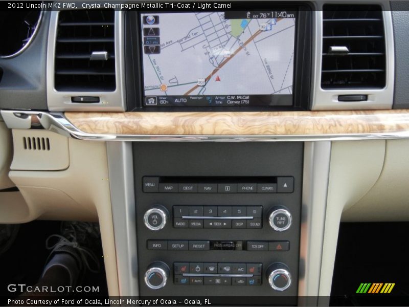 Crystal Champagne Metallic Tri-Coat / Light Camel 2012 Lincoln MKZ FWD