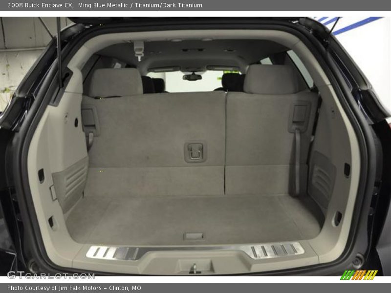 Ming Blue Metallic / Titanium/Dark Titanium 2008 Buick Enclave CX