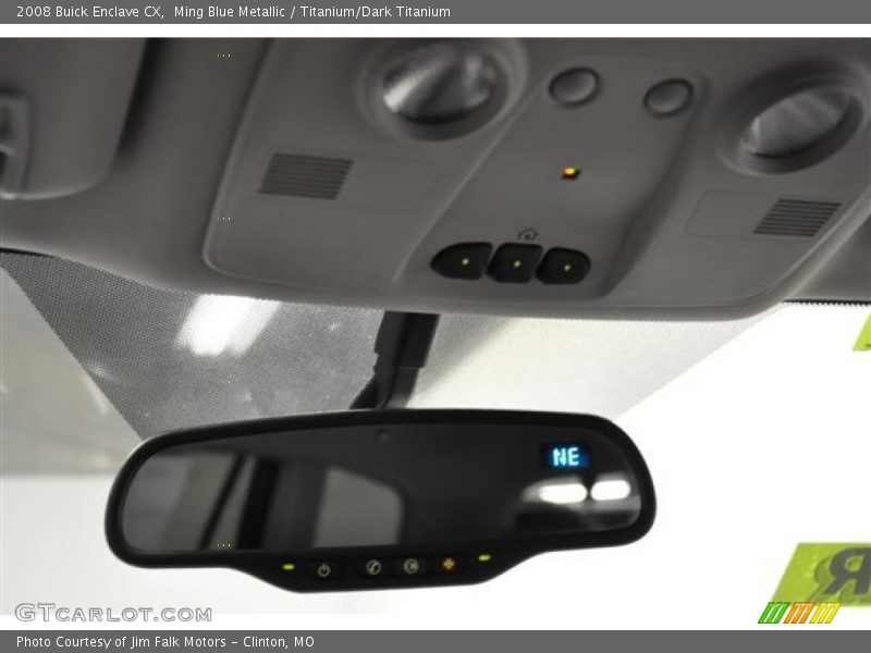Ming Blue Metallic / Titanium/Dark Titanium 2008 Buick Enclave CX