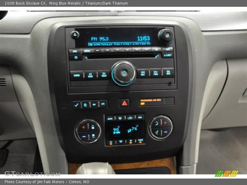 Ming Blue Metallic / Titanium/Dark Titanium 2008 Buick Enclave CX