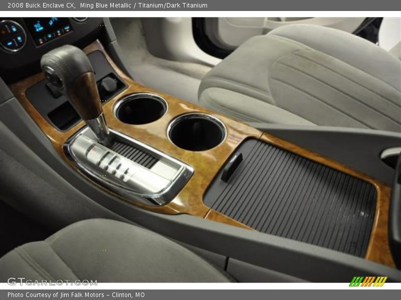 Ming Blue Metallic / Titanium/Dark Titanium 2008 Buick Enclave CX