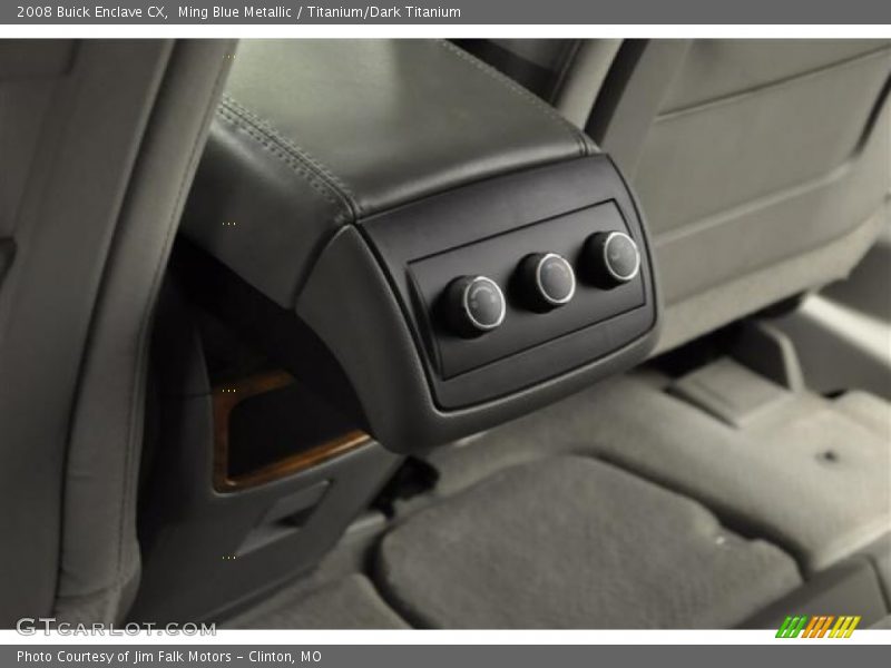 Ming Blue Metallic / Titanium/Dark Titanium 2008 Buick Enclave CX