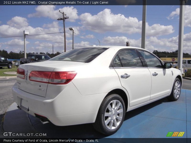 Crystal Champagne Metallic Tri-Coat / Light Camel 2012 Lincoln MKZ FWD