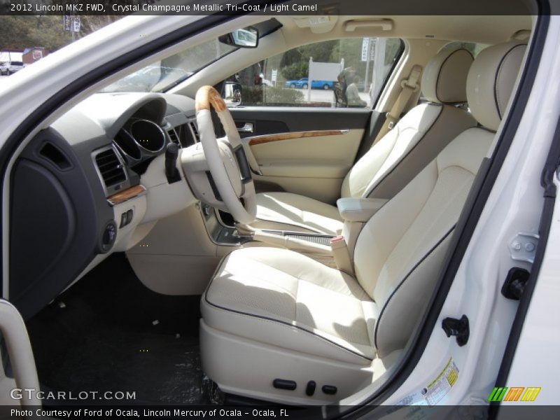 Crystal Champagne Metallic Tri-Coat / Light Camel 2012 Lincoln MKZ FWD