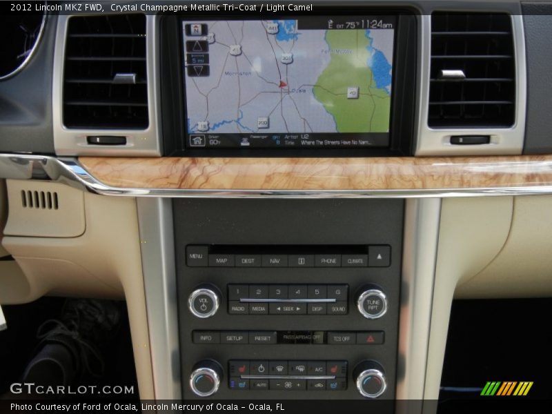 Navigation of 2012 MKZ FWD