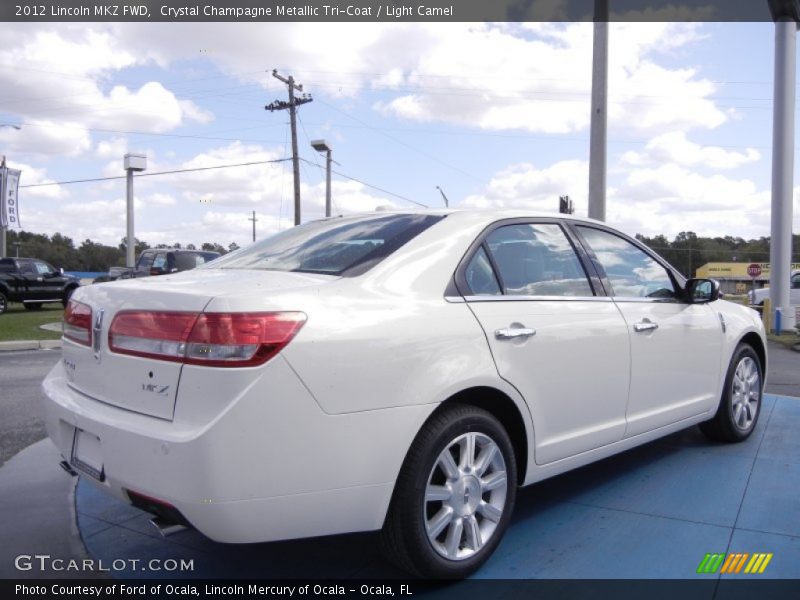 Crystal Champagne Metallic Tri-Coat / Light Camel 2012 Lincoln MKZ FWD