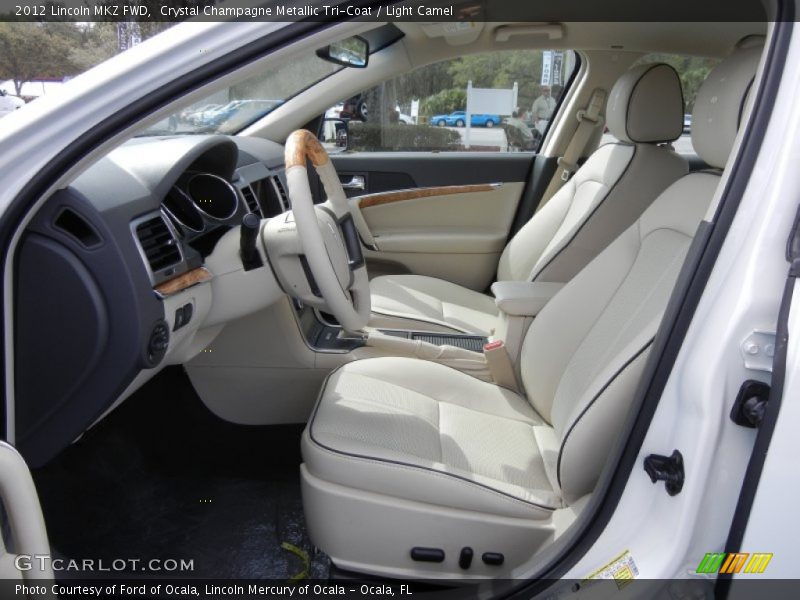 Crystal Champagne Metallic Tri-Coat / Light Camel 2012 Lincoln MKZ FWD