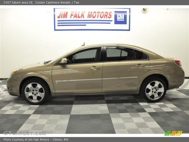 Golden Cashmere Metallic / Tan 2007 Saturn Aura XE