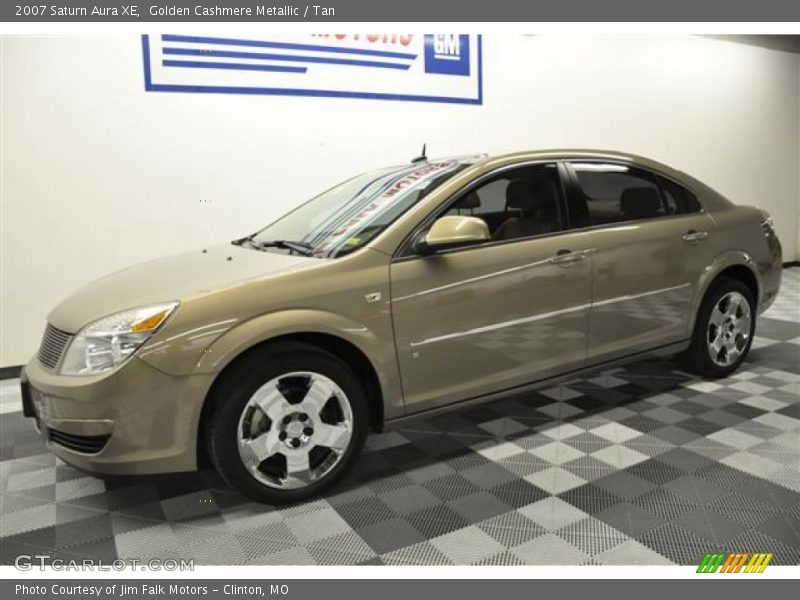 Golden Cashmere Metallic / Tan 2007 Saturn Aura XE