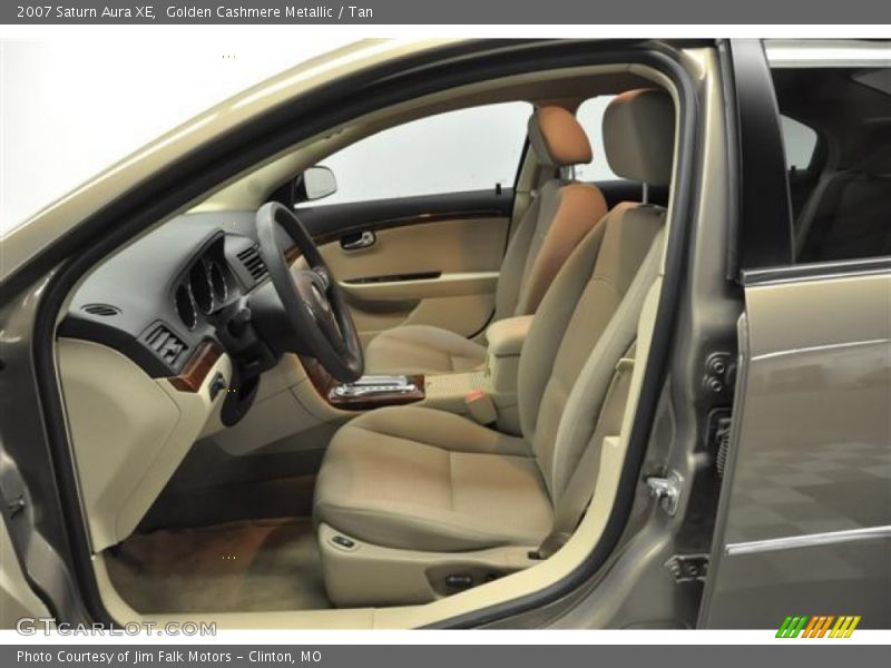 Golden Cashmere Metallic / Tan 2007 Saturn Aura XE