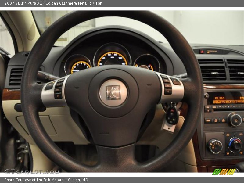 Golden Cashmere Metallic / Tan 2007 Saturn Aura XE