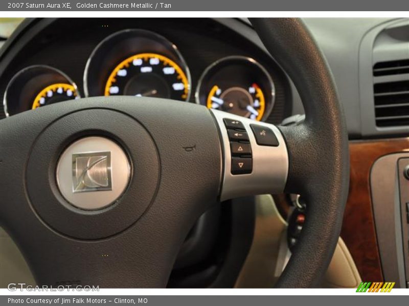 Golden Cashmere Metallic / Tan 2007 Saturn Aura XE