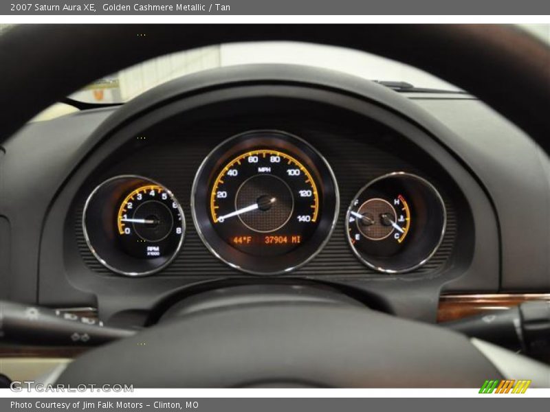 Golden Cashmere Metallic / Tan 2007 Saturn Aura XE