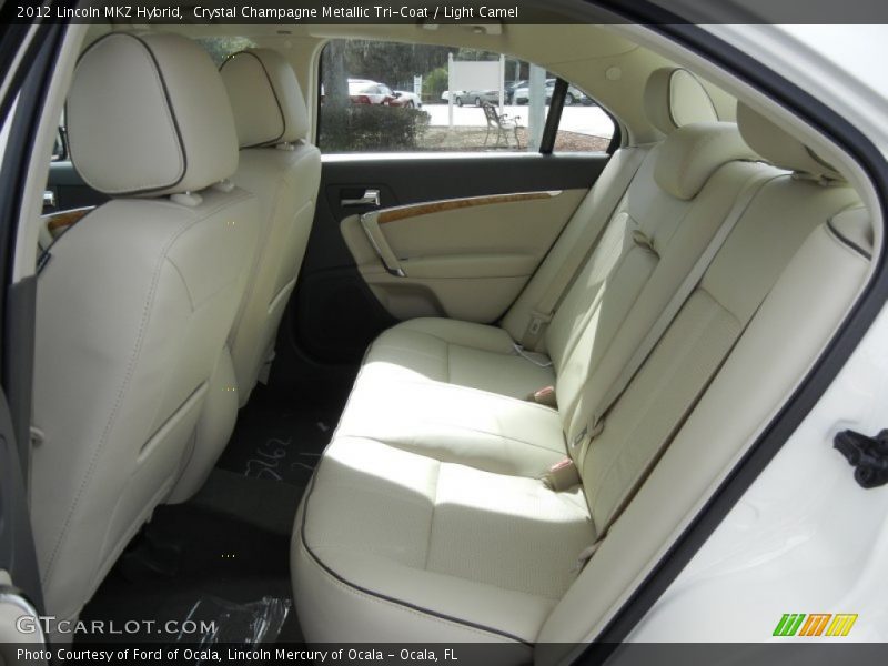Crystal Champagne Metallic Tri-Coat / Light Camel 2012 Lincoln MKZ Hybrid