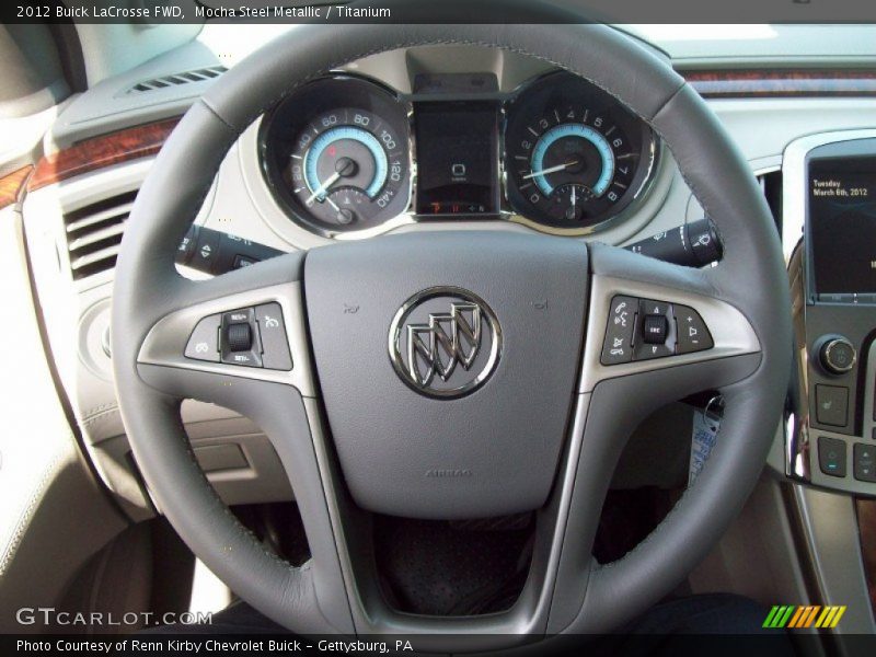 Mocha Steel Metallic / Titanium 2012 Buick LaCrosse FWD