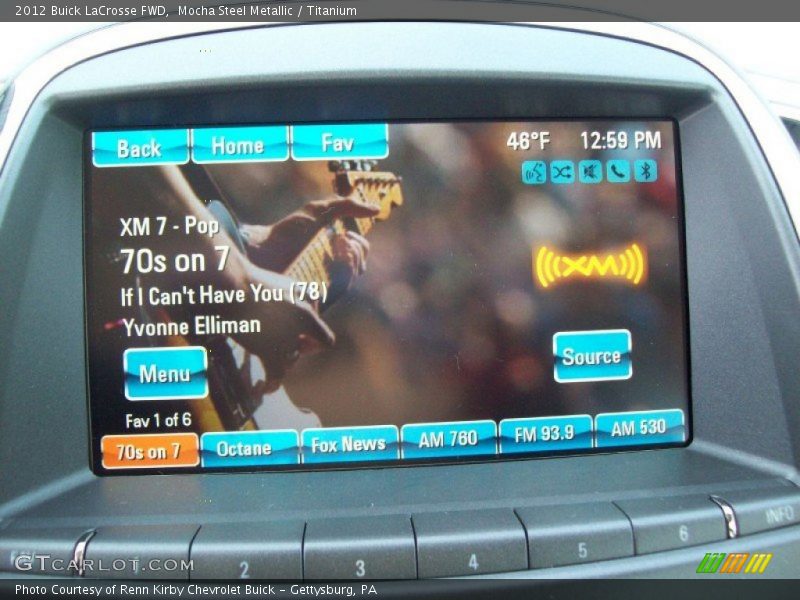 Mocha Steel Metallic / Titanium 2012 Buick LaCrosse FWD