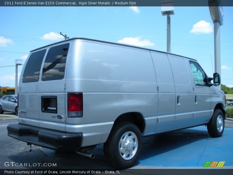 Ingot Silver Metallic / Medium Flint 2011 Ford E Series Van E150 Commercial