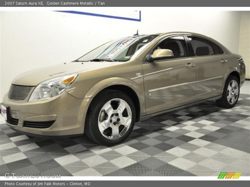 Golden Cashmere Metallic / Tan 2007 Saturn Aura XE