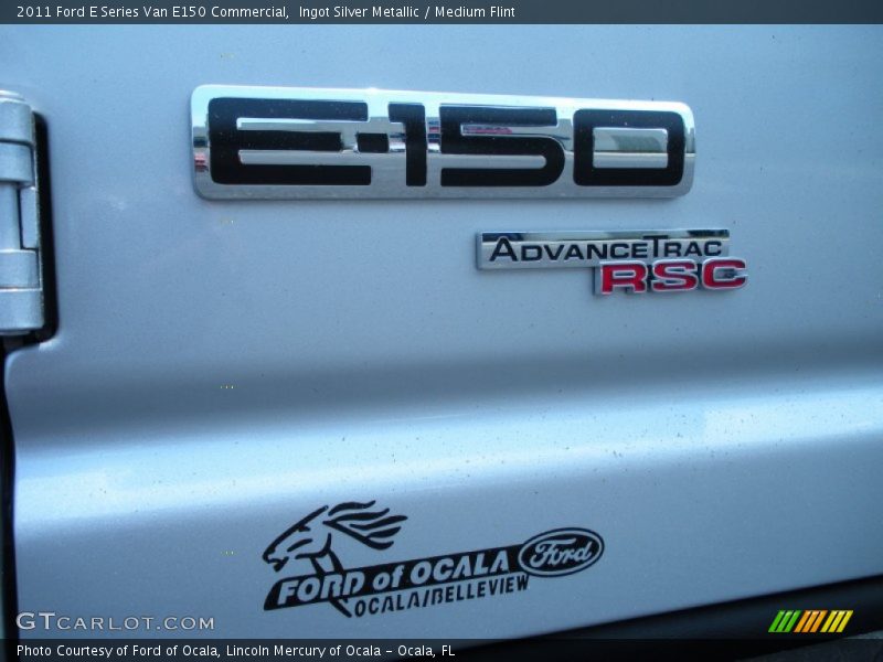 Ingot Silver Metallic / Medium Flint 2011 Ford E Series Van E150 Commercial
