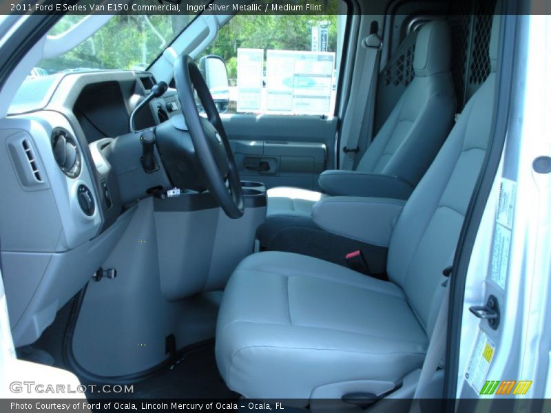 Ingot Silver Metallic / Medium Flint 2011 Ford E Series Van E150 Commercial