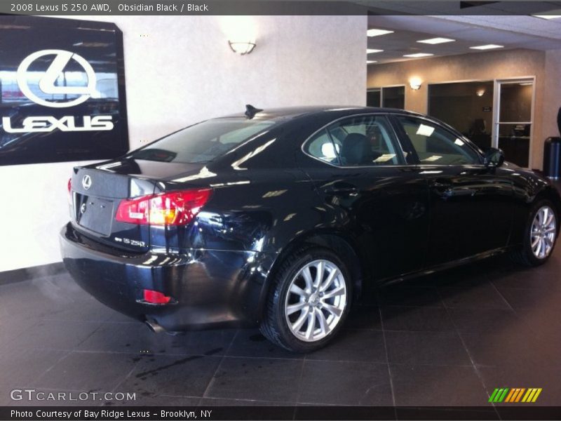 Obsidian Black / Black 2008 Lexus IS 250 AWD