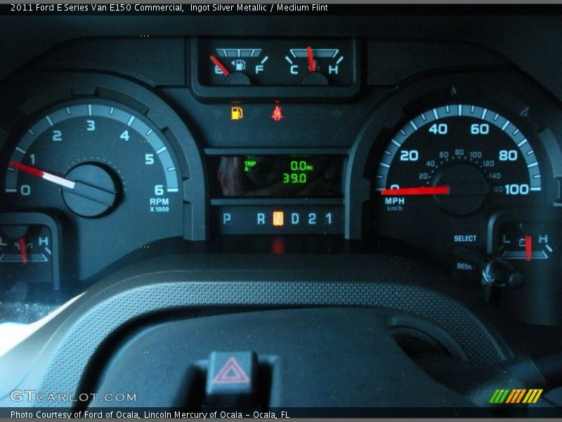 Ingot Silver Metallic / Medium Flint 2011 Ford E Series Van E150 Commercial