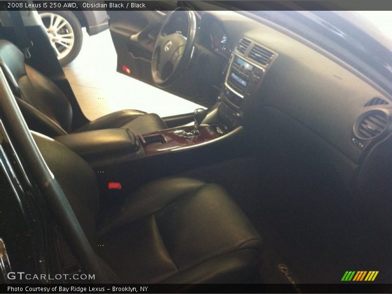 Obsidian Black / Black 2008 Lexus IS 250 AWD