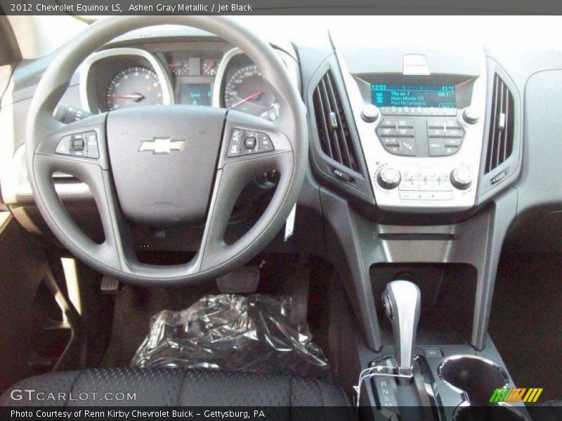 Ashen Gray Metallic / Jet Black 2012 Chevrolet Equinox LS