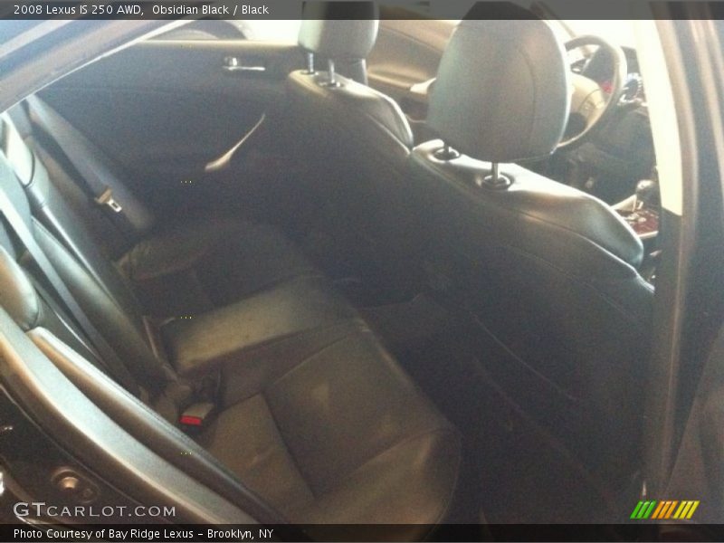 Obsidian Black / Black 2008 Lexus IS 250 AWD
