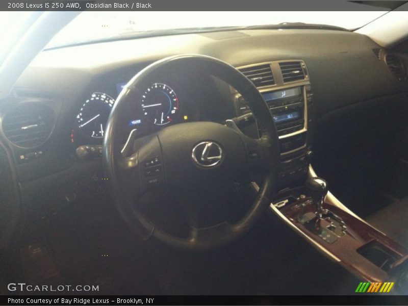 Obsidian Black / Black 2008 Lexus IS 250 AWD